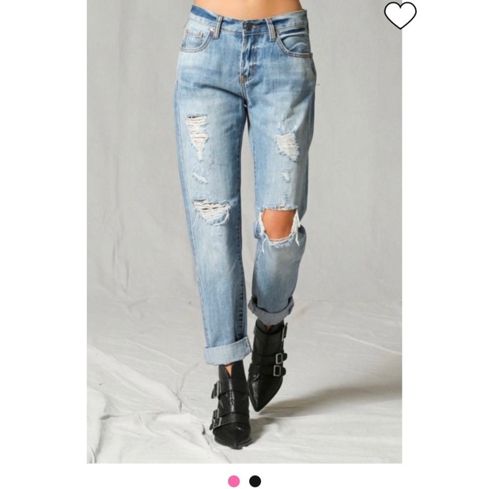 Blank Paige Denim Boyfriend Jeans